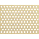 HDF Perforat LACCATO Maple Hexagon,2800x1030x3mm