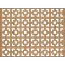 HDF Perforat LACCATO Beech Damasco,2800x1030x3mm