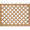 HDF Perforat LACCATO Beech Gotico,2800x1030x3mm