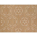 HDF Perforat LACCATO Beech Hexatile,2800x1030x3mm