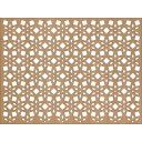 HDF Perforat LACCATO Beech Lily,2800x1030x3mm