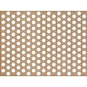 HDF Perforat LACCATO Beech Thonet,2800x1030x3mm