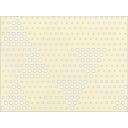 HDF Perforat LACCATO Beige Fish,2800x1030x3mm