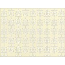 HDF Perforat LACCATO Beige Leaves,2800x1030x3mm