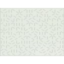HDF Perforat LACCATO Silver Crazy Chicken,2800x1030x3mm