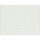 HDF Perforat LACCATO Silver Damasco,2800x1030x3mm