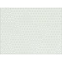 HDF Perforat LACCATO Silver Fish,2800x1030x3mm