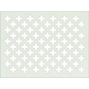 HDF Perforat LACCATO Silver Gotico,2800x1030x3mm