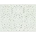 HDF Perforat LACCATO Silver Hexatile,2800x1030x3mm
