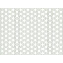 HDF Perforat LACCATO Silver Thonet,2800x1030x3mm
