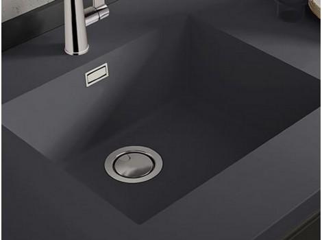 HFX Chiuveta FENIX  0724 Grigio Bromo, 500x400mm, sub blat