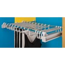 ISD Suport pentru pantaloni, bluze si fuste,plastic gri
