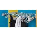 ISD Suport pentru camasi si pantaloni,plastic gri