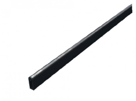 ISD Bara haine aluminiu cu banda de cauciuc ,300cm,MOKKA