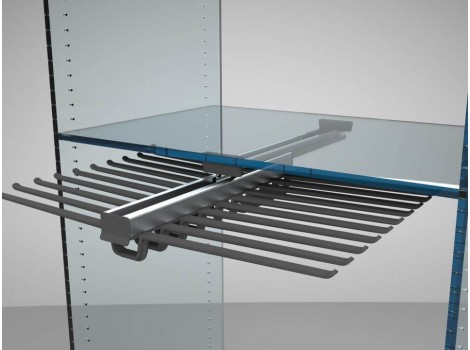 ISP Suport pantaloni central 409 extractibil,20 perechi,gri