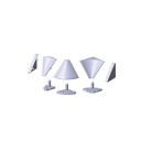 KAP Chit accesorii antistrop 3502 aluminiu lucios, crom