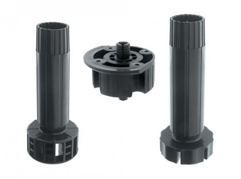 KAP Sistem picior plinta 450-458, D28 plastic negru