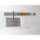 KCH Chiuveta SHORE 70 SOLO integrata, L700xW400xH180mm
