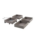 KEX Set raft LAMINA FLY BOX 45,gri metal
