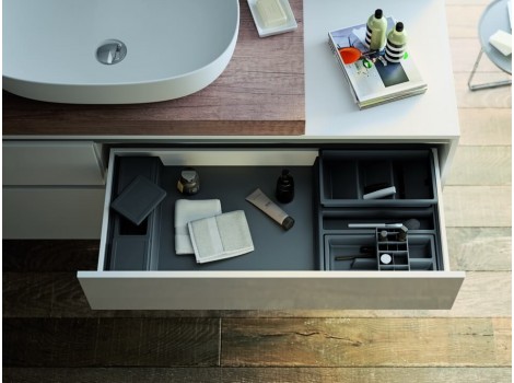 NOS Organizator sertar Linia ONDA Vanity350mm-gri orion