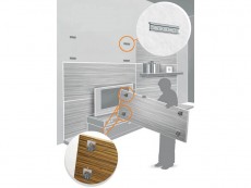 QSP Sistem de suspendare panouri pe perete - max 100 kg
