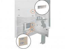QSP Sistem de suspendare panouri pe perete - max 50 kg