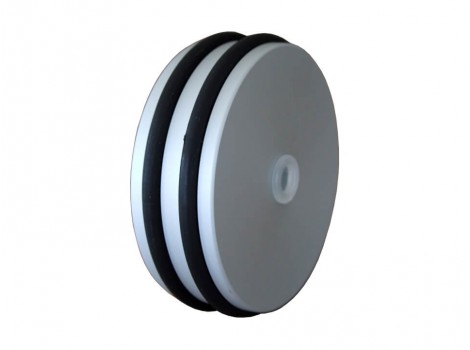 RDS Rola rotila AFD,D75mm,max 50kg,aluminiu,plat
