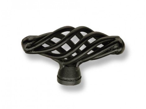 S 1268-51PB12 Buton negru mat