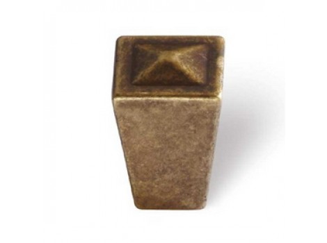 S 1548-18ZN10 Buton bronz antic patrat