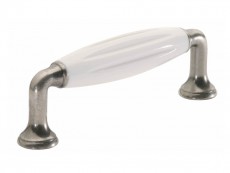S 1918-114ZN28A4 Maner argint antic cu insertie alba