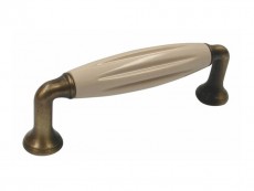 S 1918-114ZN31A78 Maner bronz antic cu insertie bej