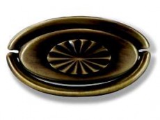 S 1969-68ZN31 Buton bronz antic slefuit orizontal