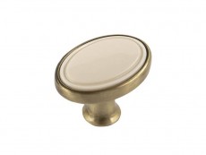 S 1972-32ZN31A78 Buton bronz antic slefuit bej