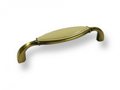 S 1973-106ZN31A78 Maner bronz antic slefuit cu ins. bej
