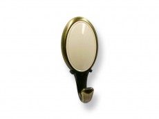 S 1979ZN31A78 Cuier bronz antic slefuit cu insertie bej