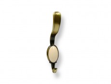 S 1980ZN31A78 Cuier bronz antic slefuit cu insertie bej