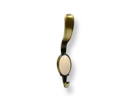 S 1980ZN31A78 Cuier bronz antic slefuit cu insertie bej