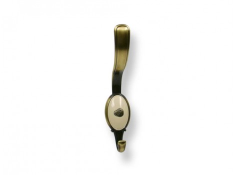 S 1982ZN31A78 Cuier bronz antic slefuit bej cu ornament