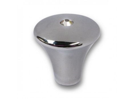 S 2037-24ZN1J3 Buton crom lucios cu insertie cristal