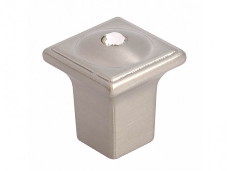 S 2040-20ZN21J3 Buton nichel satin cu insertie cristal