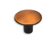 S 2087F-30ZN79 Buton bronz negru slefuit