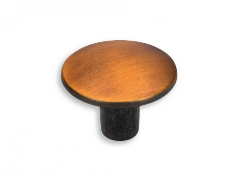 S 2087F-30ZN79 Buton bronz negru slefuit