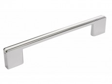 S 2170-168ZN1A4 Maner crom lucios insertie alba
