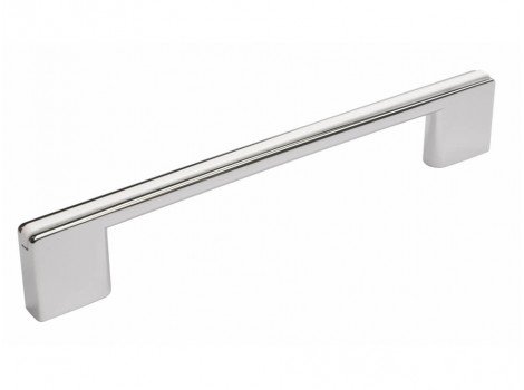 S 2170-168ZN1A4 Maner crom lucios insertie alba