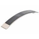 S 2184-200ZN21GH2 Maner nichel satin insertie neagra