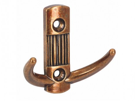 S 2214ZN58 Cuier bronz antic rosu-brun