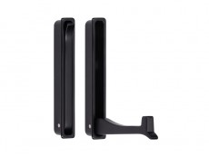 S 2227-93PB12 Cuier rabatabil negru mat