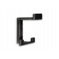 S 2324 ZN75 Cuier otel slefuit mat