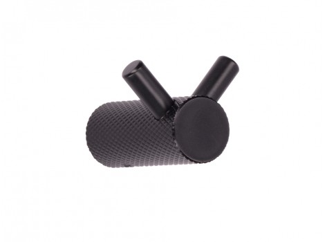 S 2463PB12 Cuier negru mat