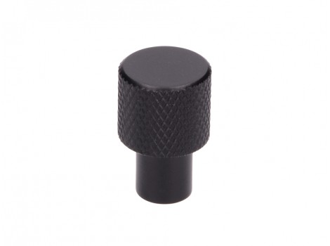 S 2464-16PB12 Buton negru mat